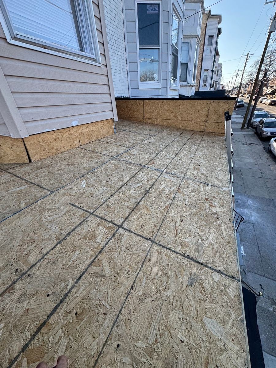 New roof decking installed by Rooftop Warriors